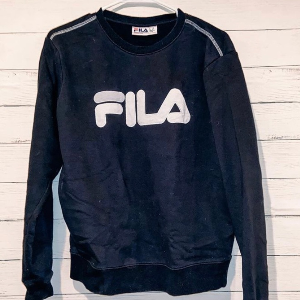 Fila Black Crewneck